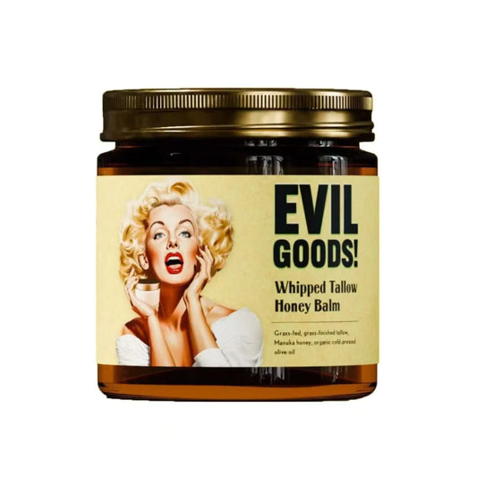 EVIL GOODS Whipped Beef Tallow & Manuka Honey Organic Nourishing Face Cream