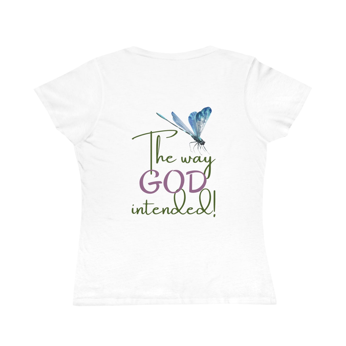 Organic Women's Firefly T-Shirt - Just Us, “The way GOD intended”