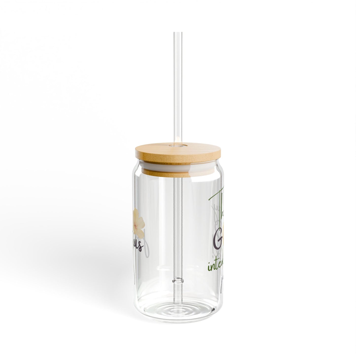 Just Us, “The way GOD intended” - Inspirational Sipper Glass
