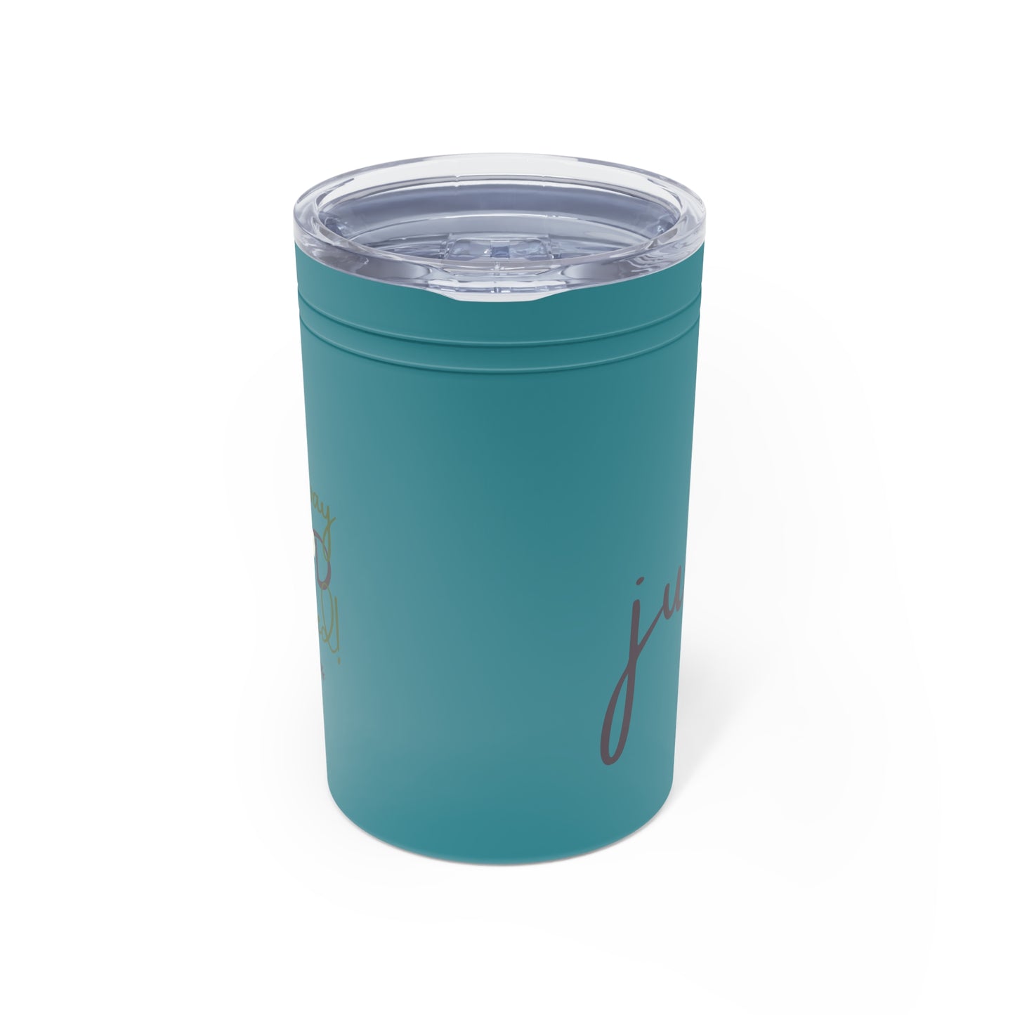 ‘Just Us’, “The way GOD intended!“- Floral Inspirational Tumbler - 11oz