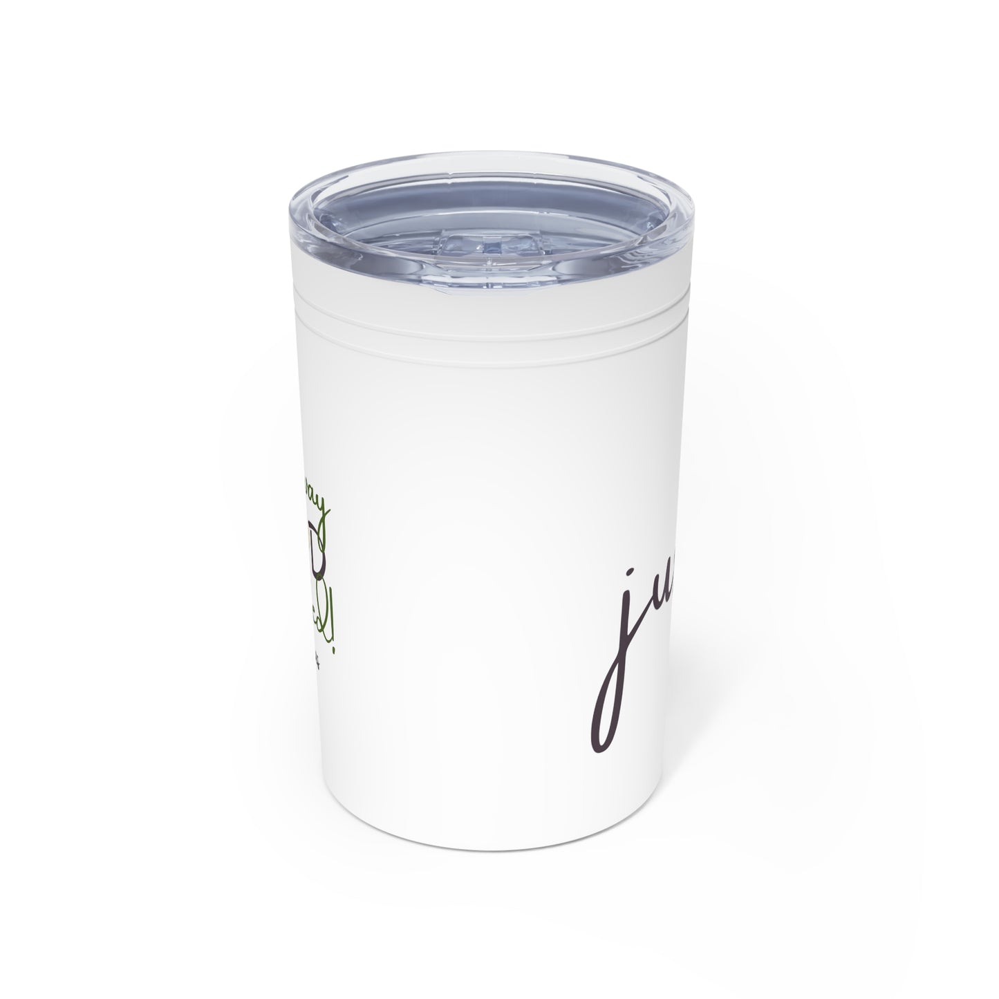 ‘Just Us’, “The way GOD intended!“- Floral Inspirational Tumbler - 11oz