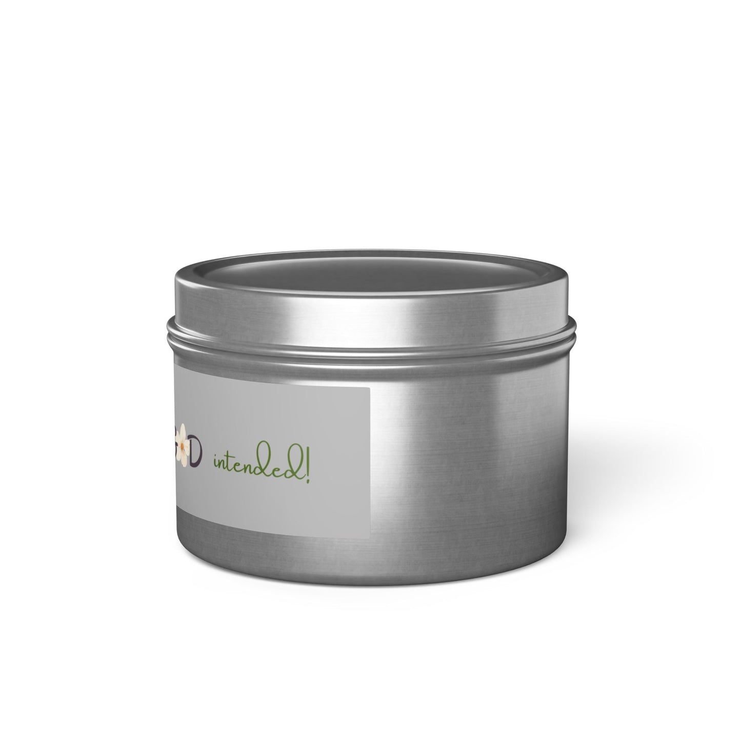 Just Us, “The way GOD intended!” - Tin Candles - Coconut Soy Wax Cozy Home Fragrance for Relaxation & Gift Giving