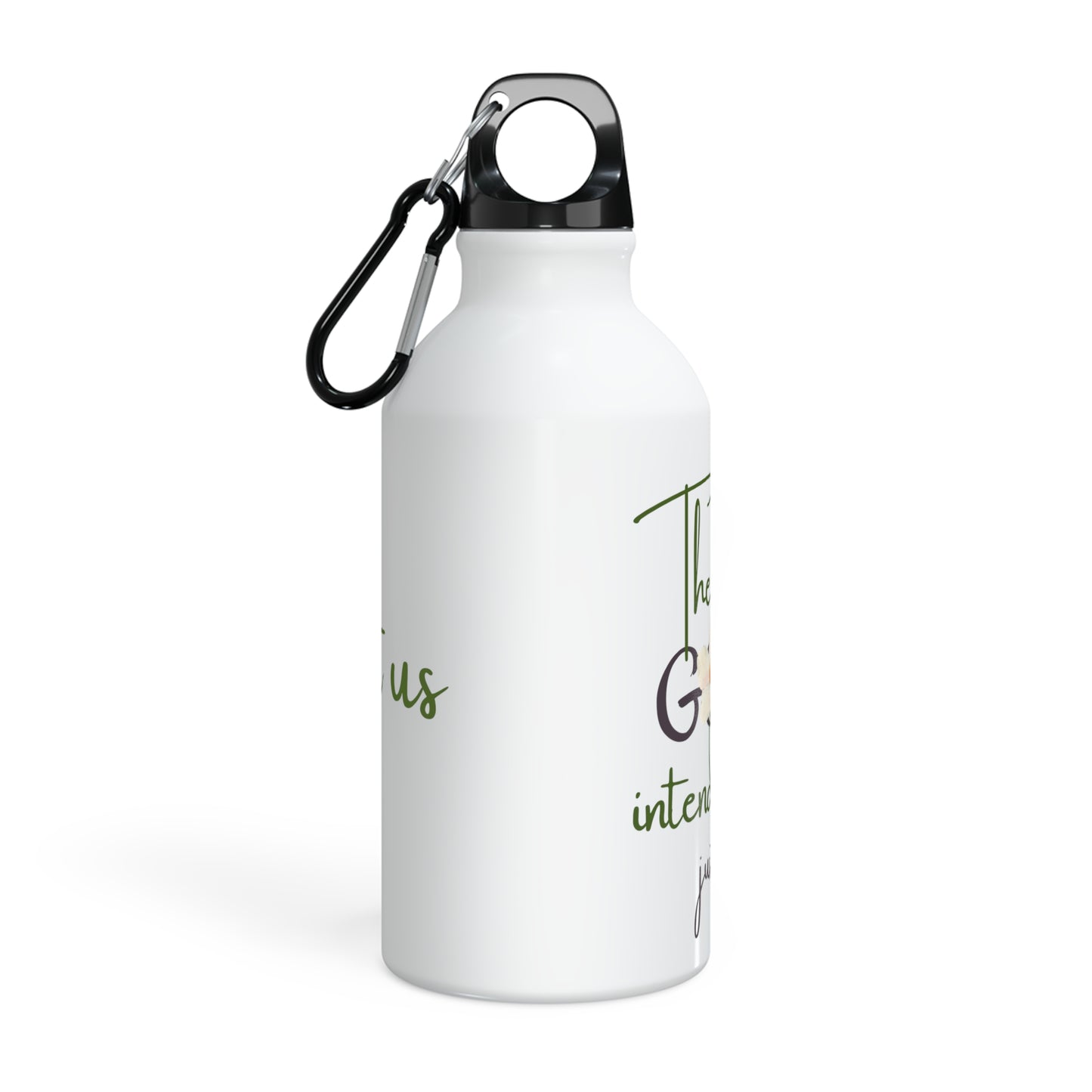 Sports Bottle - ‘Just Us’, "The way GOD intended!" Motivational Water Bottle