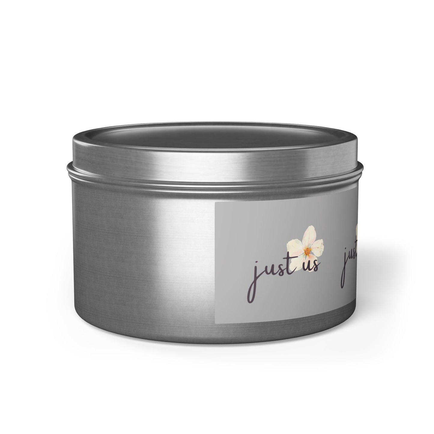 Just Us Tin Candles - Coconut Soy Wax Cozy Home Fragrance for Relaxation & Gift Giving