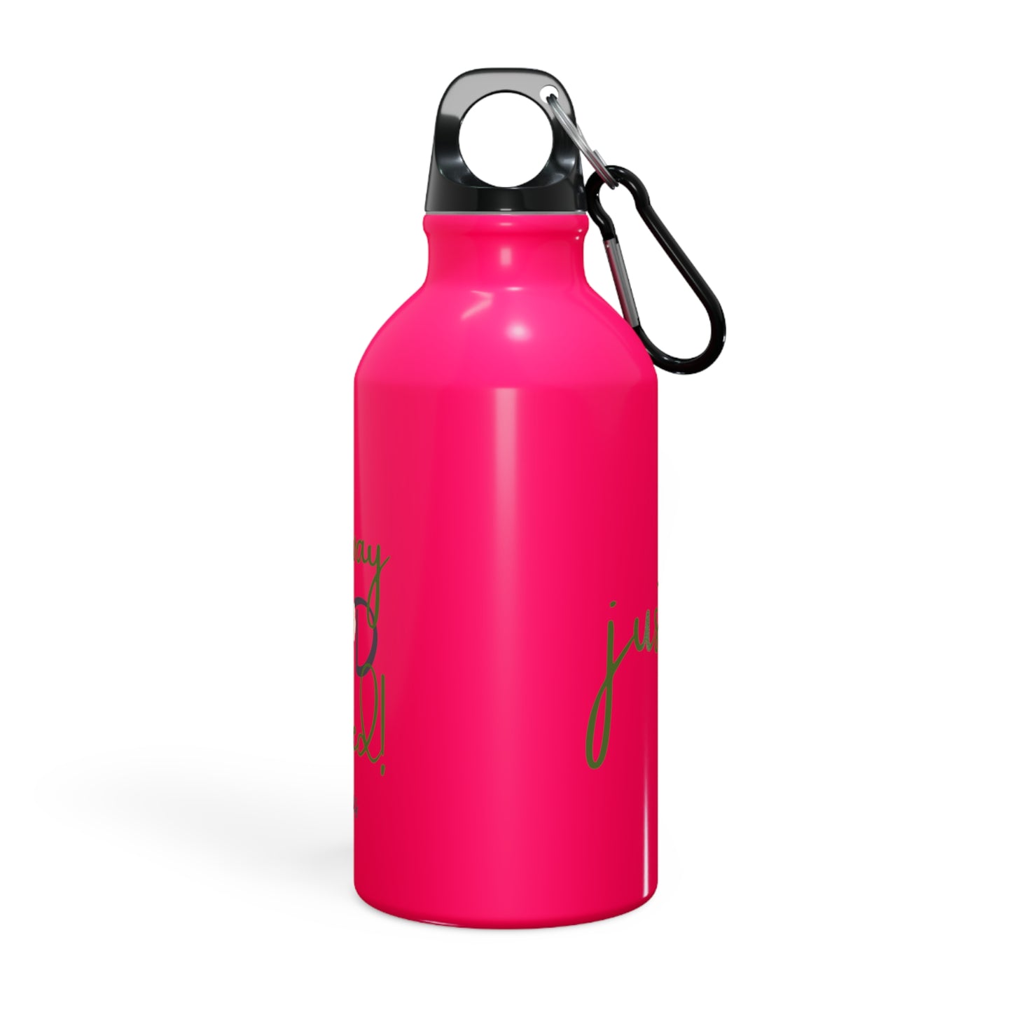 Sports Bottle - ‘Just Us’, "The way GOD intended!" Motivational Water Bottle