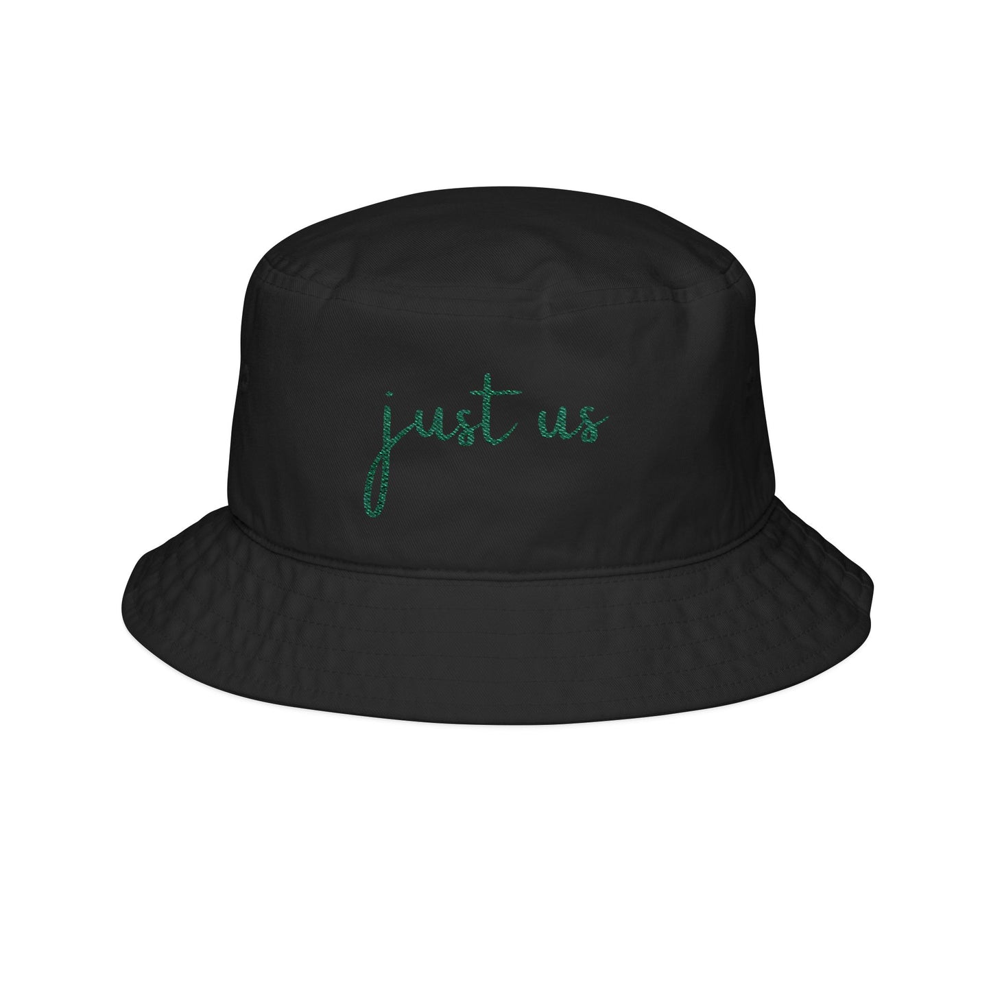 Embroidered Bucket Hat - 'Just Us' - Trendy Summer Accessory for Friends & Gatherings