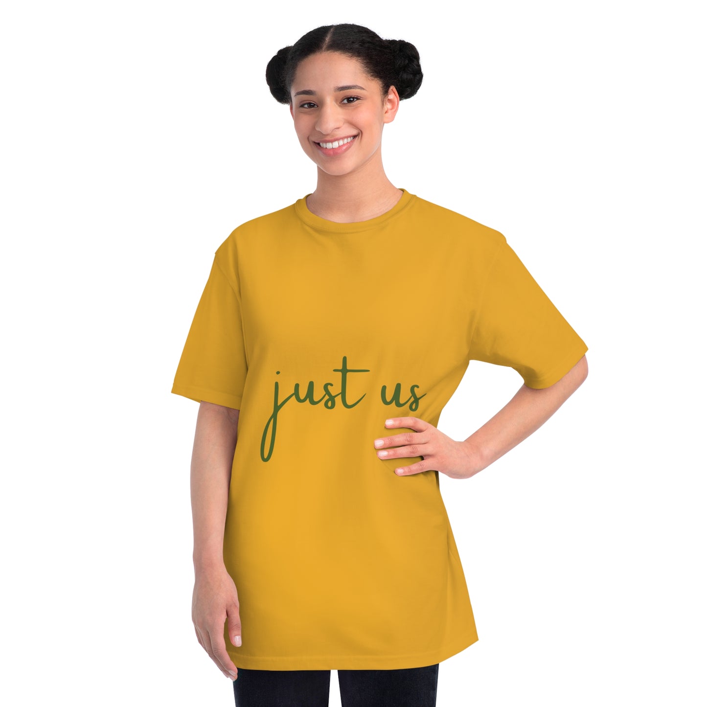 Organic Unisex T-Shirt - 'Just Us', “The way GOD intended!”