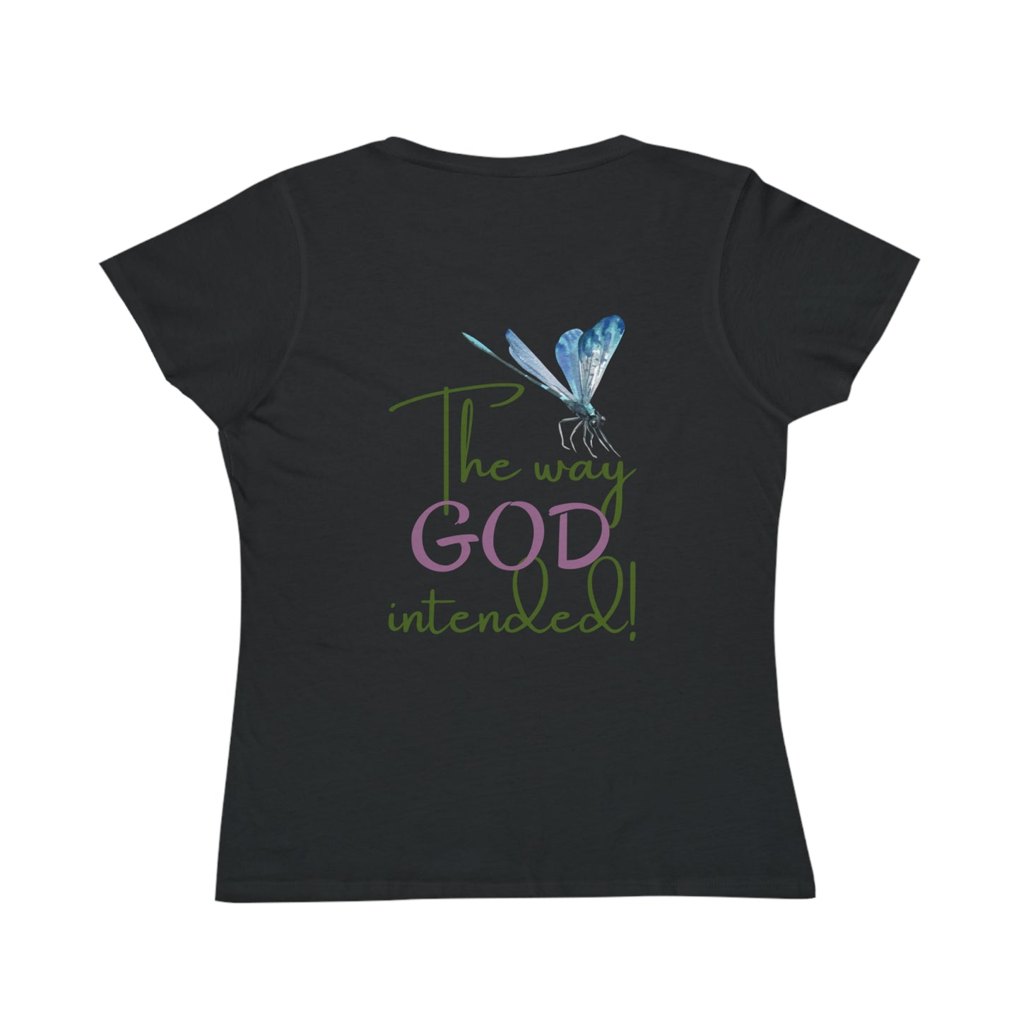 Organic Women's Firefly T-Shirt - Just Us, “The way GOD intended”