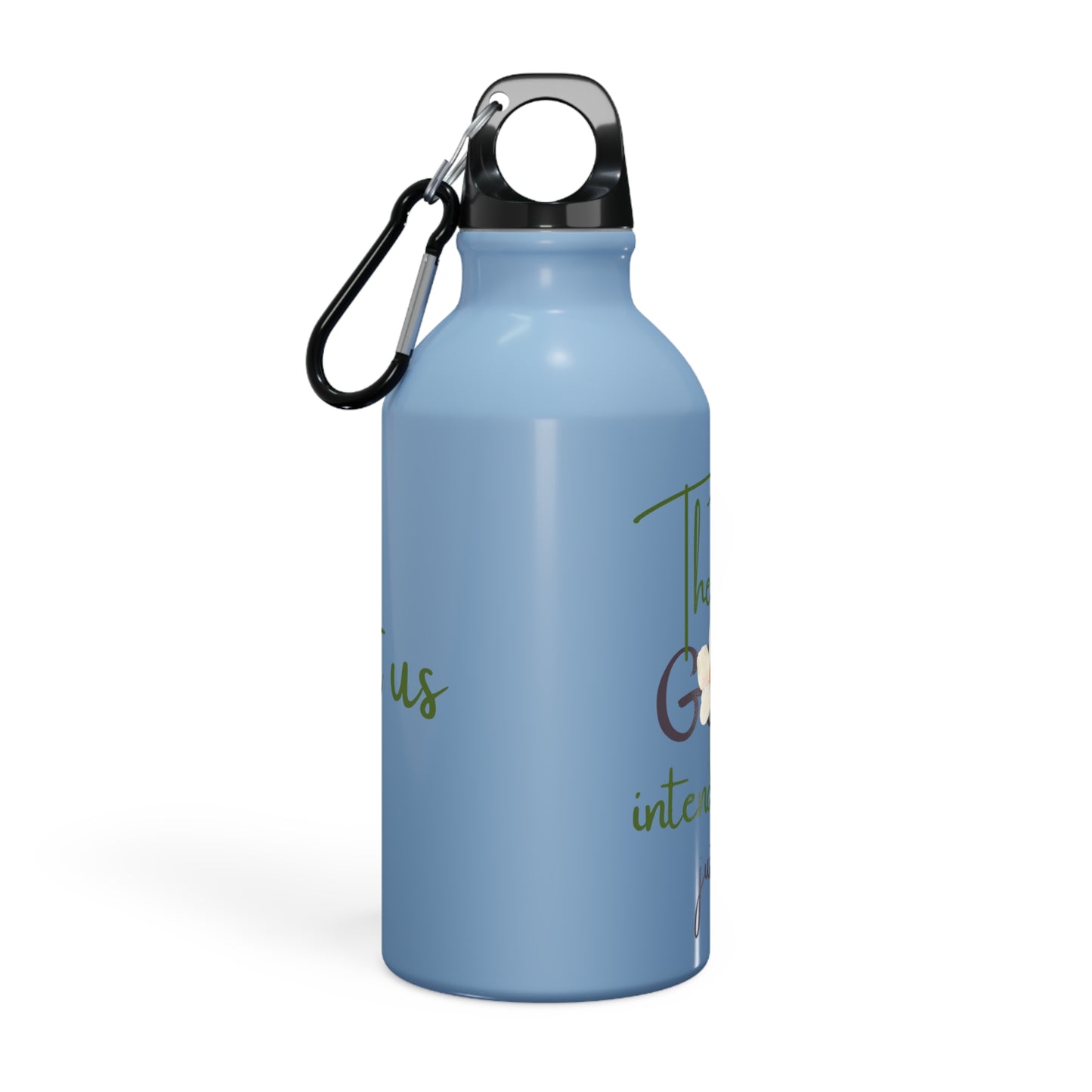 Sports Bottle - ‘Just Us’, "The way GOD intended!" Motivational Water Bottle
