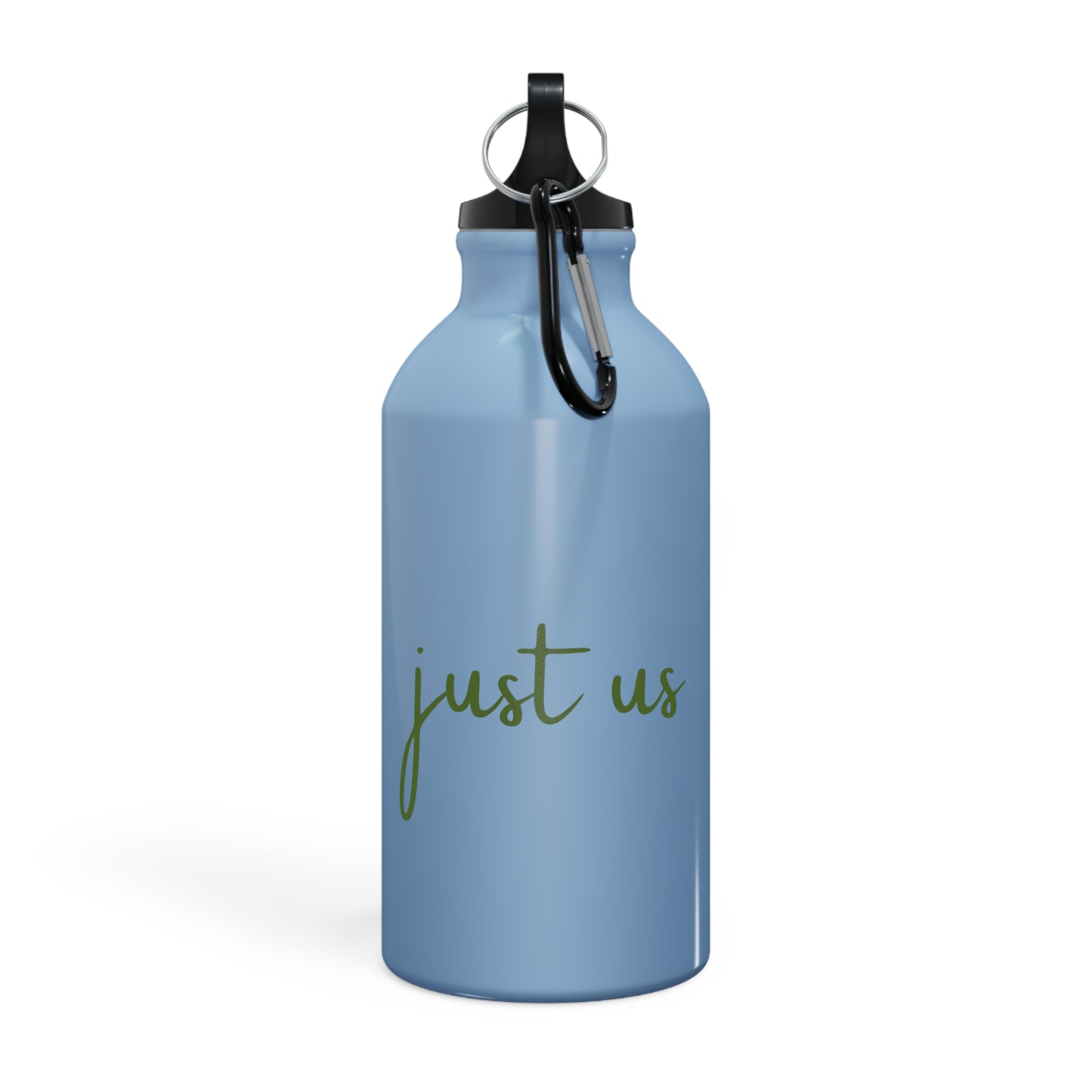 Sports Bottle - ‘Just Us’, "The way GOD intended!" Motivational Water Bottle