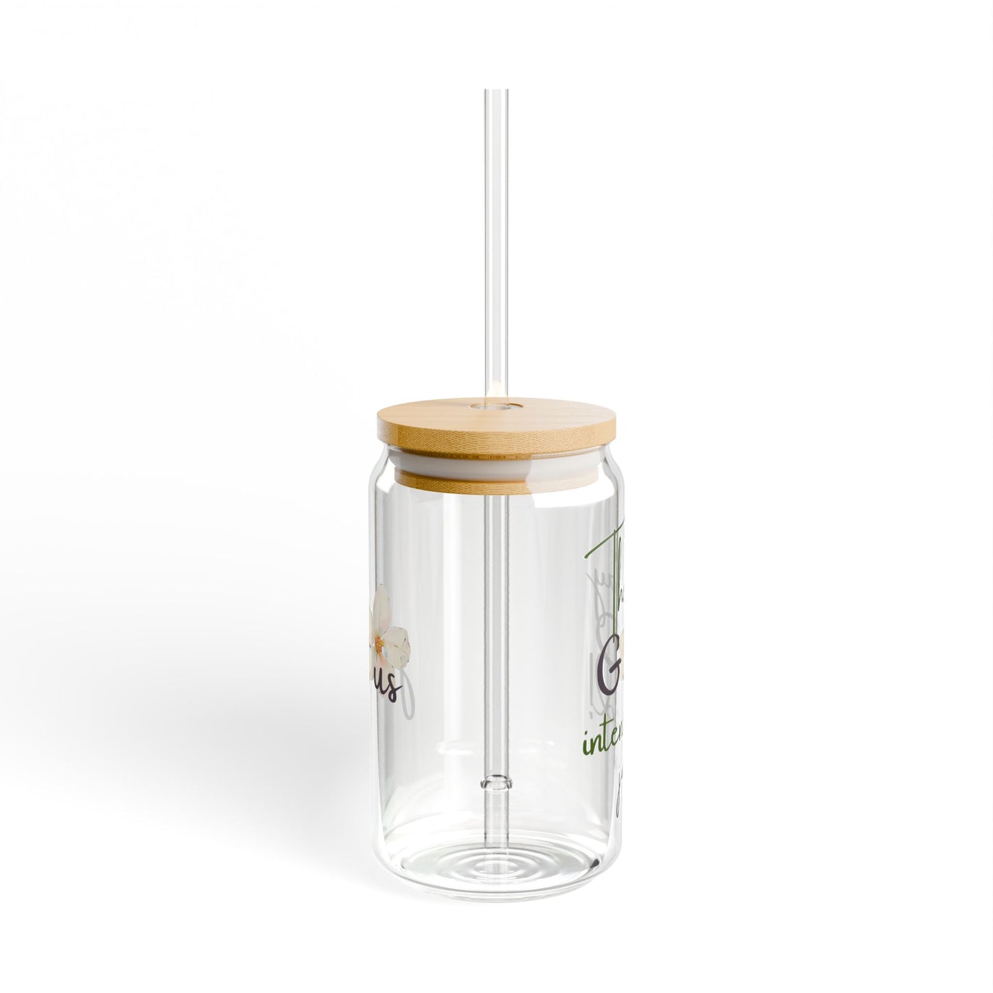 Just Us, “The way GOD intended” - Inspirational Sipper Glass