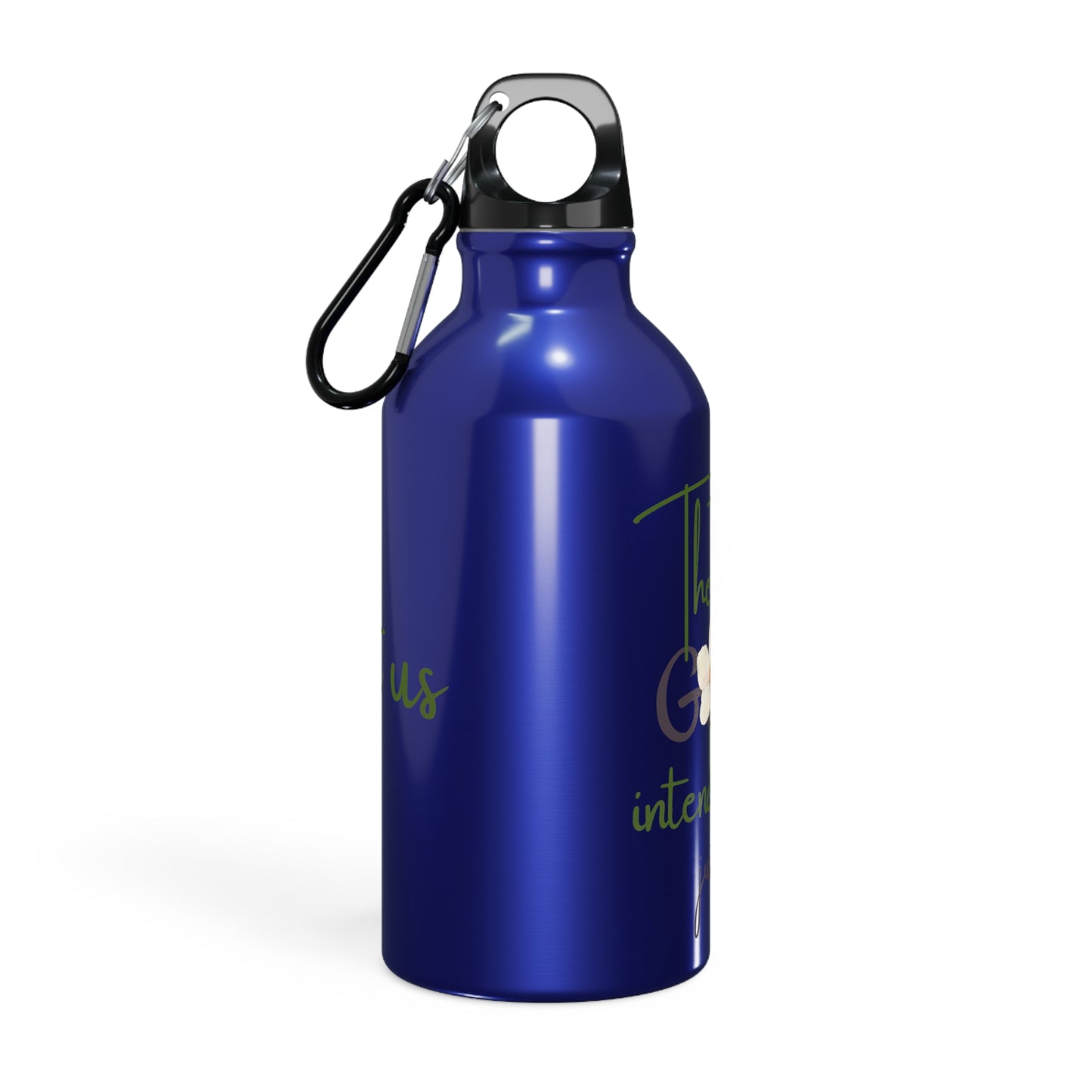 Sports Bottle - ‘Just Us’, "The way GOD intended!" Motivational Water Bottle