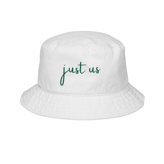 Embroidered Bucket Hat - 'Just Us' - Trendy Summer Accessory for Friends & Gatherings