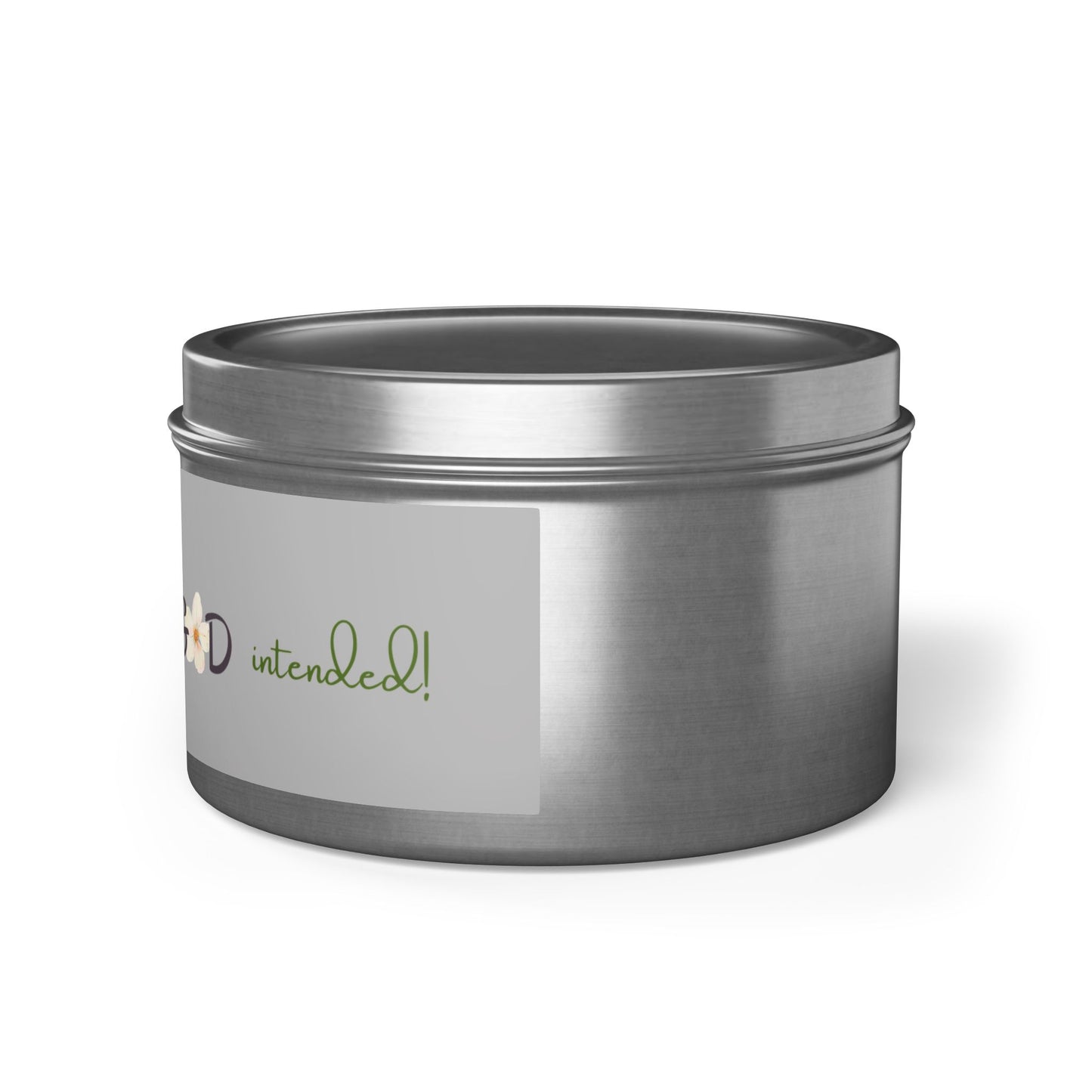 Just Us, “The way GOD intended!” - Tin Candles - Coconut Soy Wax Cozy Home Fragrance for Relaxation & Gift Giving
