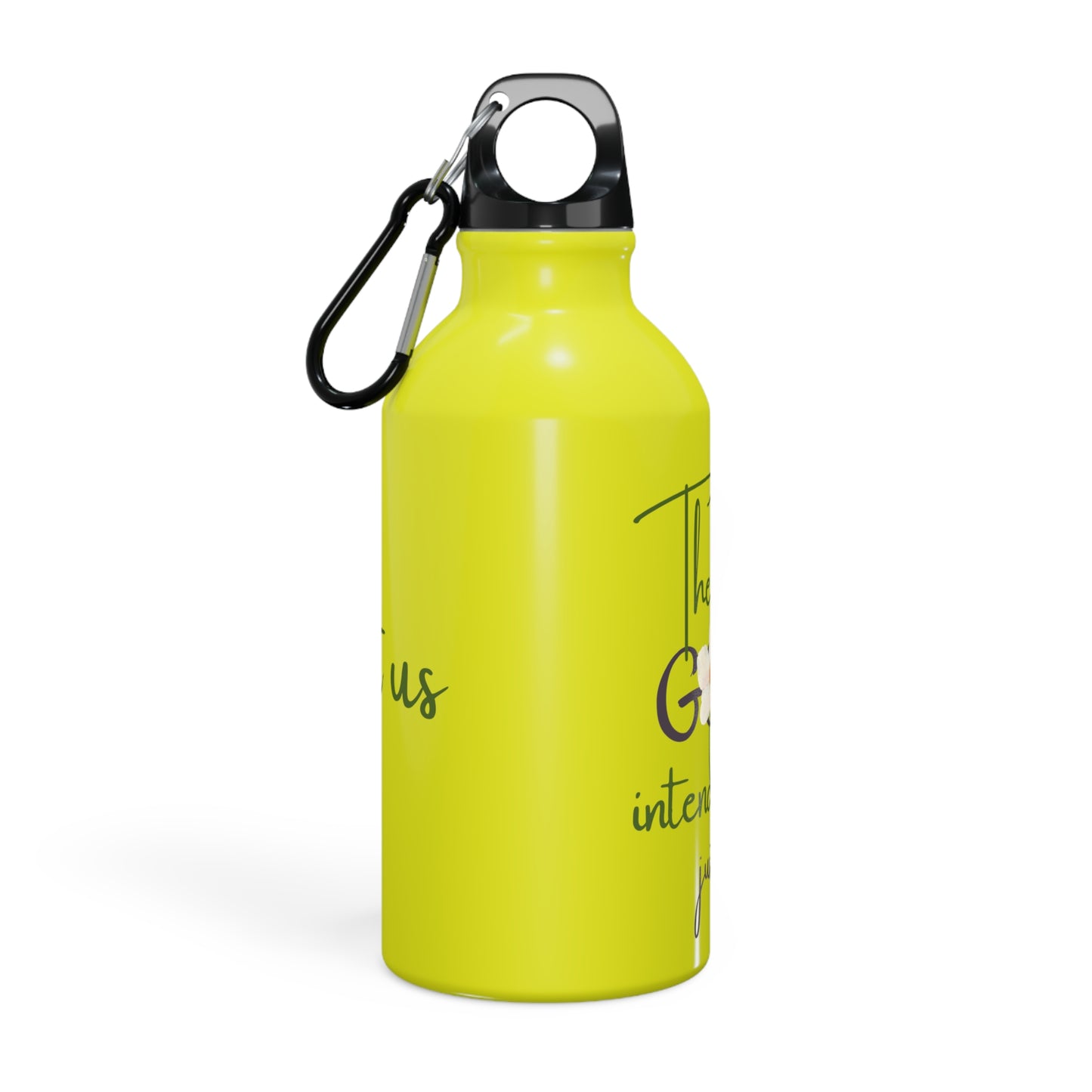 Sports Bottle - ‘Just Us’, "The way GOD intended!" Motivational Water Bottle