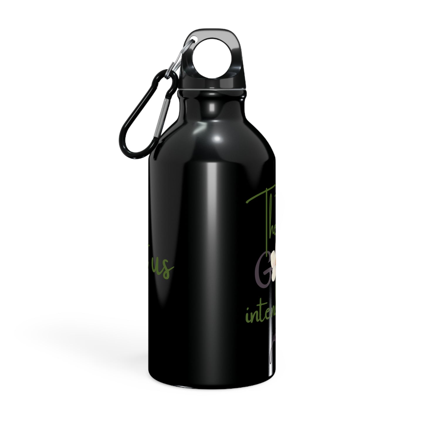 Sports Bottle - ‘Just Us’, "The way GOD intended!" Motivational Water Bottle