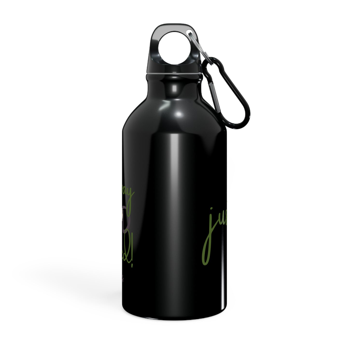 Sports Bottle - ‘Just Us’, "The way GOD intended!" Motivational Water Bottle