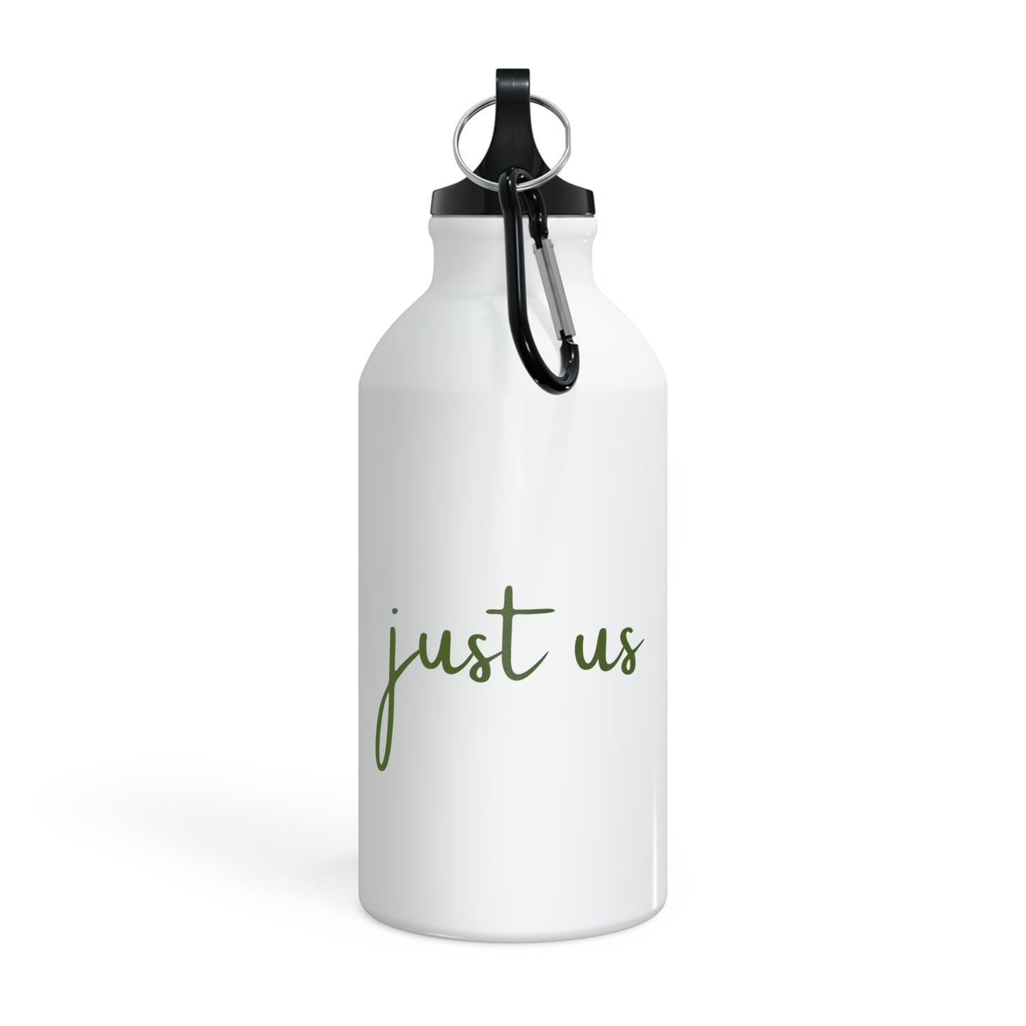 Sports Bottle - ‘Just Us’, "The way GOD intended!" Motivational Water Bottle