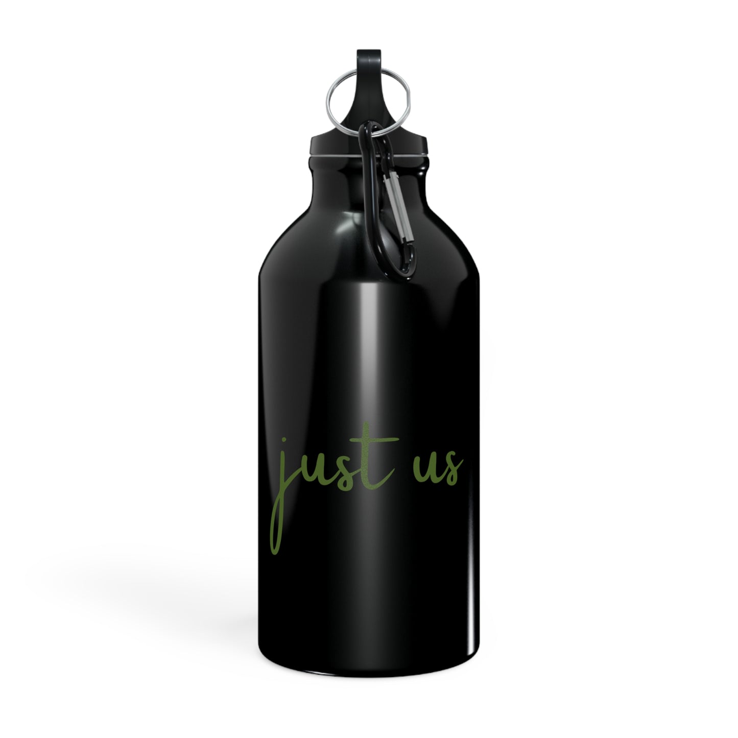 Sports Bottle - ‘Just Us’, "The way GOD intended!" Motivational Water Bottle