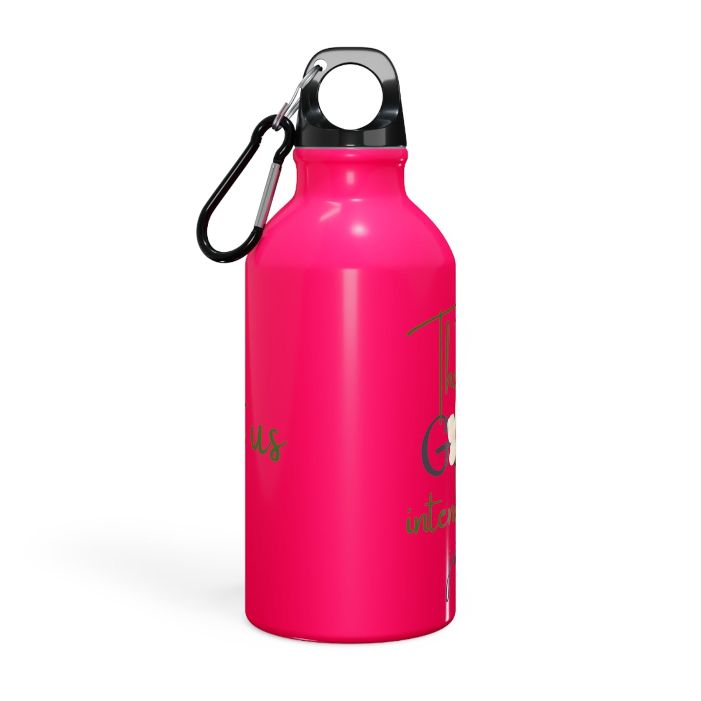Sports Bottle - ‘Just Us’, "The way GOD intended!" Motivational Water Bottle