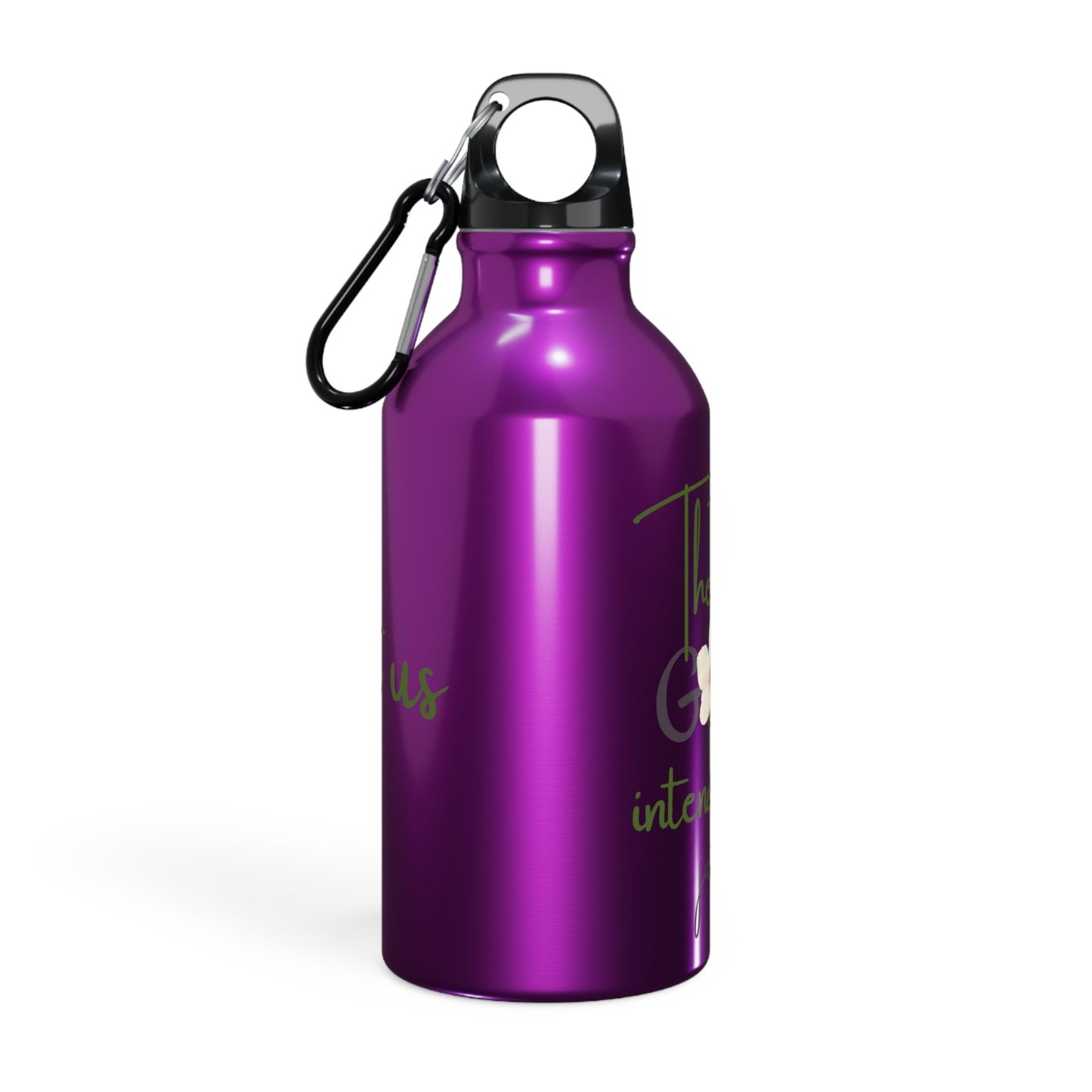 Sports Bottle - ‘Just Us’, "The way GOD intended!" Motivational Water Bottle