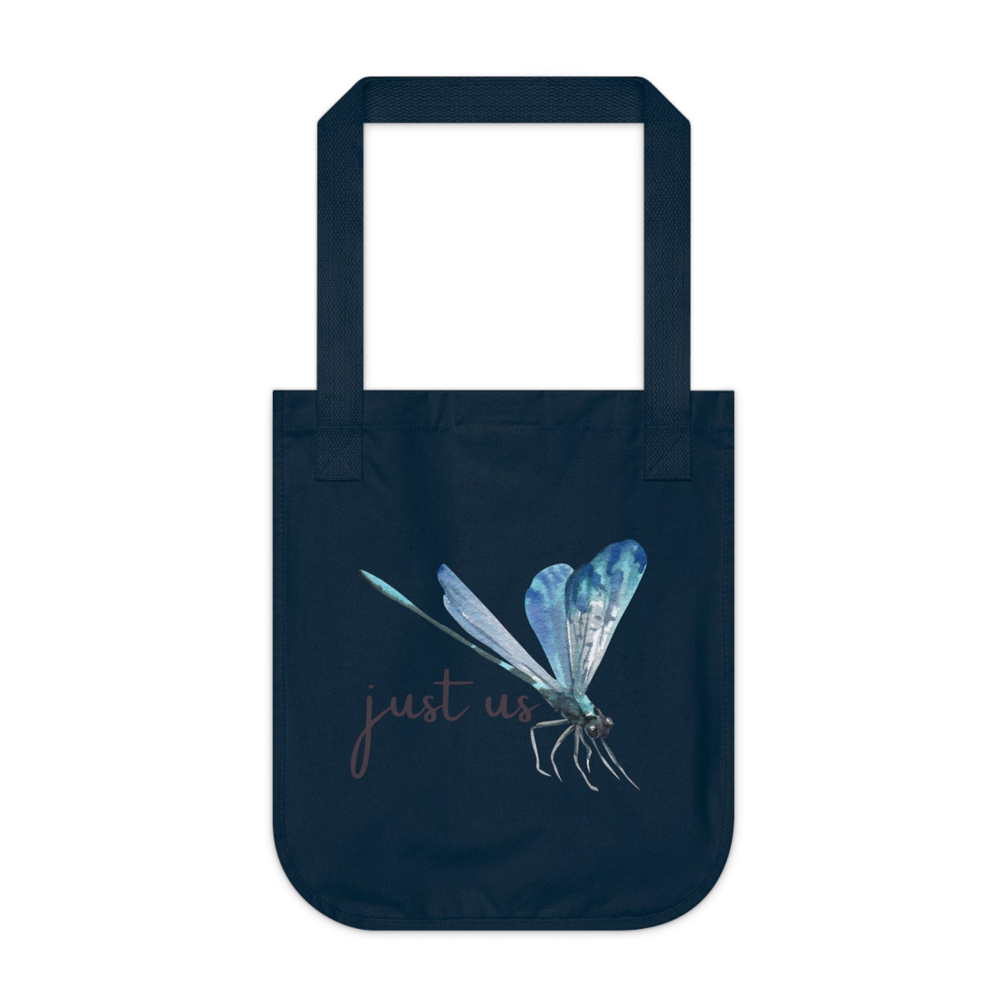 Organic Canvas Firefly Tote Bag - Personalizable - Just Us, “The way GOD intended”