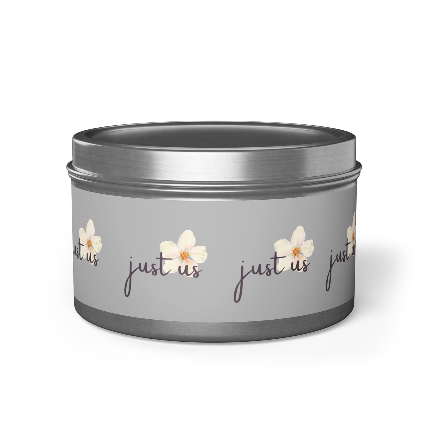 Just Us Tin Candles - Coconut Soy Wax Cozy Home Fragrance for Relaxation & Gift Giving