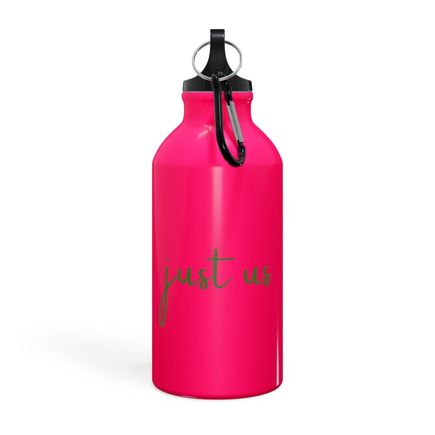 Sports Bottle - ‘Just Us’, "The way GOD intended!" Motivational Water Bottle