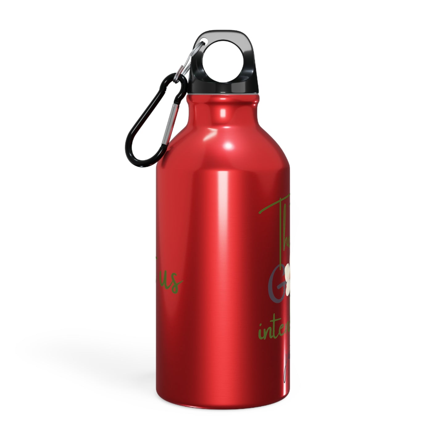 Sports Bottle - ‘Just Us’, "The way GOD intended!" Motivational Water Bottle