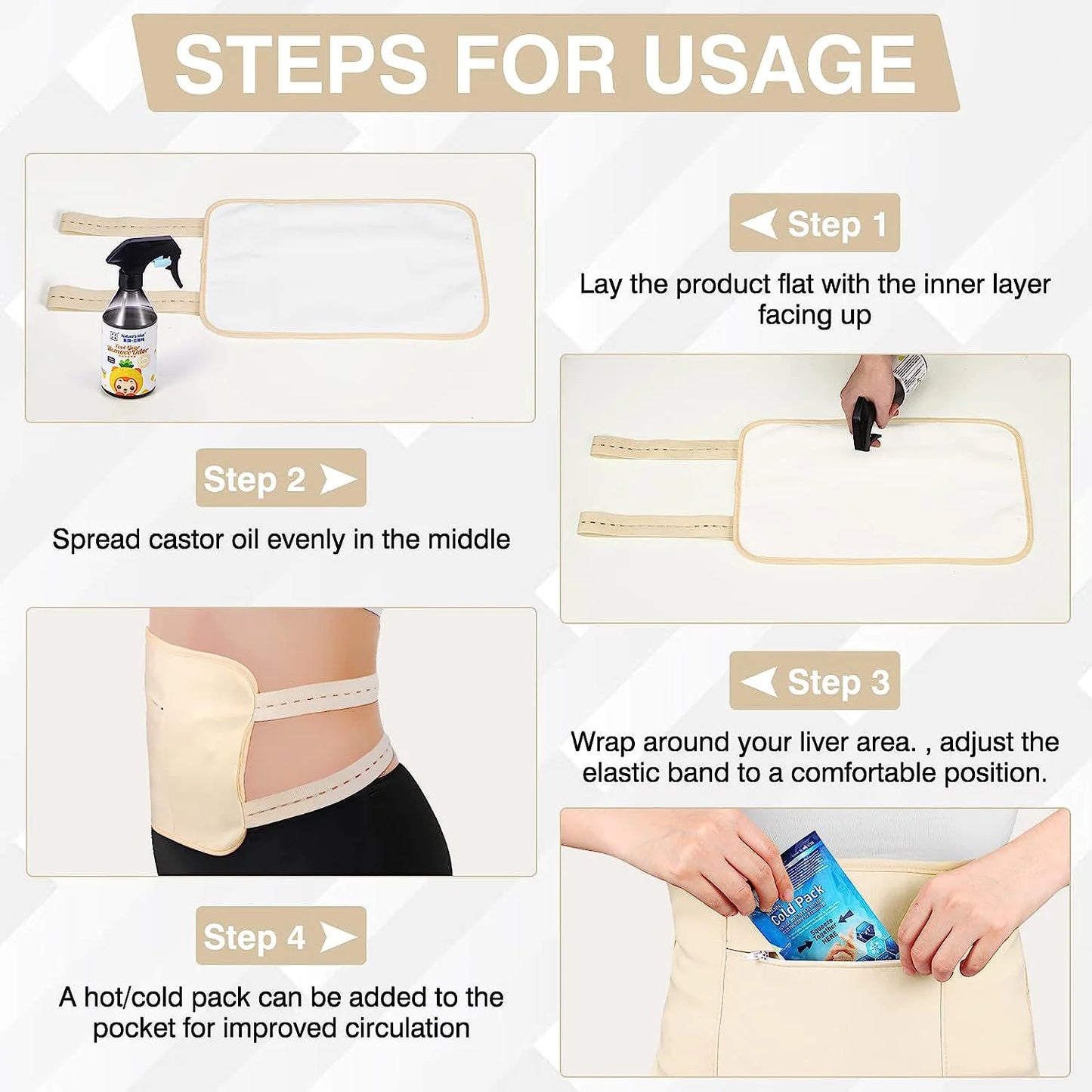 Reusable Essential Oil Care Auxiliary Waist Bag