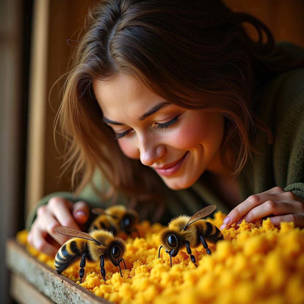 Organic Beeswax Melts 6Pcs