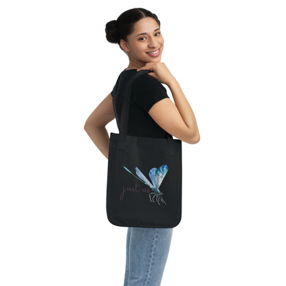 Organic Canvas Firefly Tote Bag - Personalizable - Just Us, “The way GOD intended”
