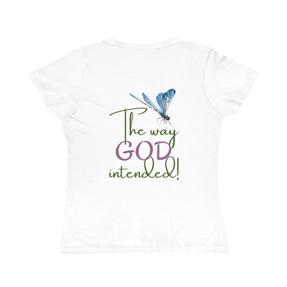 Organic Women's Firefly T-Shirt - Just Us, “The way GOD intended”