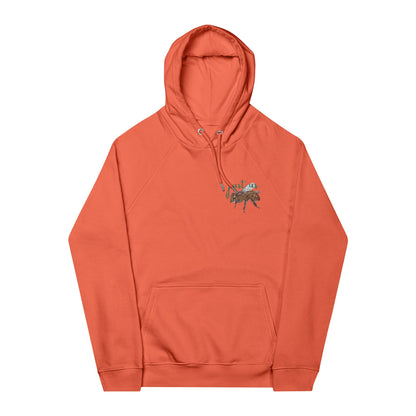 Organic Embroidered Bee Hoodie - Just Us, “The way GOD intended”