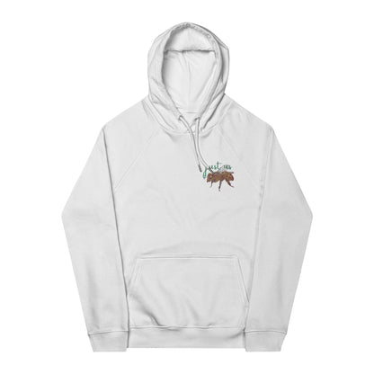 Organic Embroidered Bee Hoodie - Just Us, “The way GOD intended”