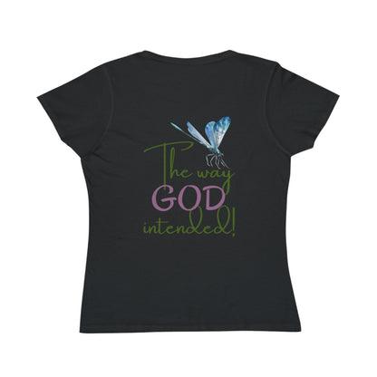Organic Women's Firefly T-Shirt - Just Us, “The way GOD intended”