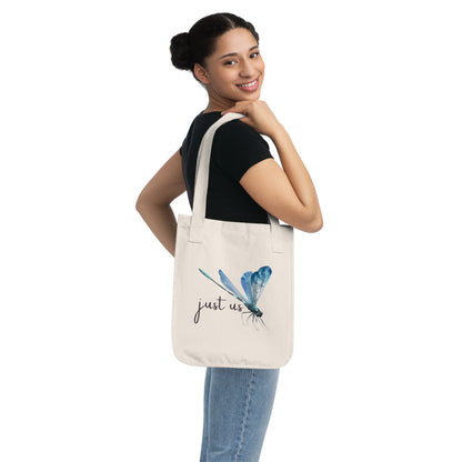 Organic Canvas Firefly Tote Bag - Personalizable - Just Us, “The way GOD intended”