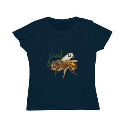 Organic Women's Bee T-Shirt - Just Us, “The way GOD intended” T-Shirt
