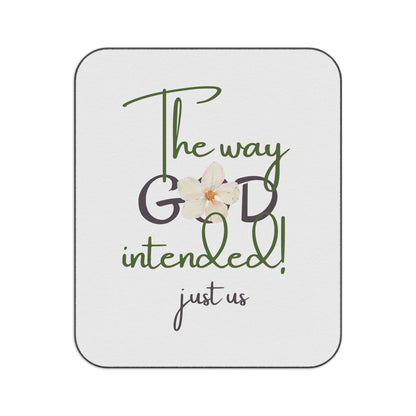 ‘Just Us’, “The way GOD intended Picnic Blanket - Cozy Outdoor Blanket for Couples