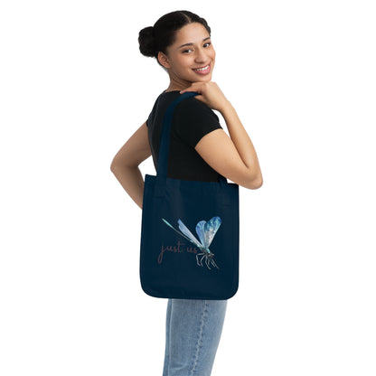 Organic Canvas Firefly Tote Bag - Personalizable - Just Us, “The way GOD intended”