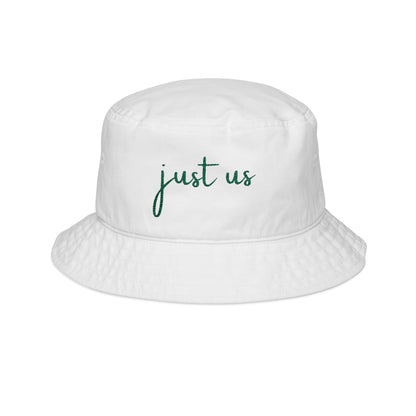 Embroidered Bucket Hat - 'Just Us' - Trendy Summer Accessory for Friends & Gatherings
