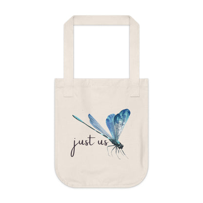 Organic Canvas Firefly Tote Bag - Personalizable - Just Us, “The way GOD intended”