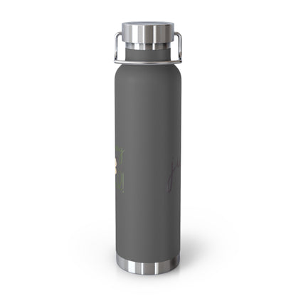 Just Us, “The way GOD intended!” - Inspirational Insulated Water Bottle - 22oz Copper Design