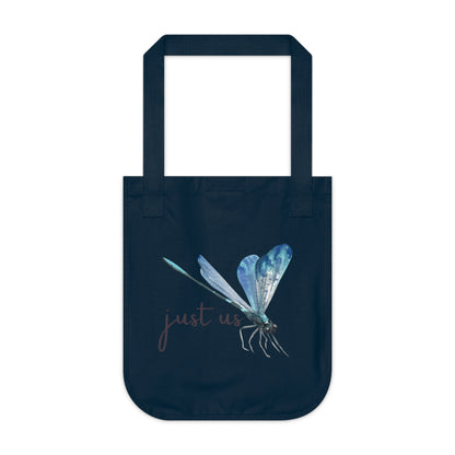 Organic Canvas Firefly Tote Bag - Personalizable - Just Us, “The way GOD intended”