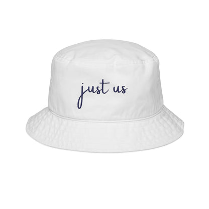 Embroidered Bucket Hat - "Just Us" - Versatile Summer Accessory for Friends and Family