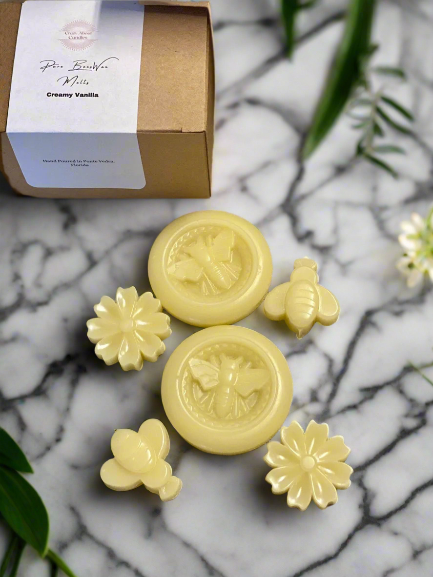 Organic Beeswax Melts 6Pcs